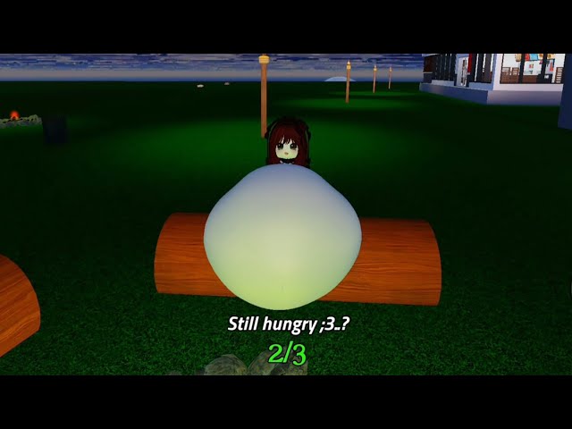 Midnight Snack At The Campfire 🥱 (Roblox Nom Game)