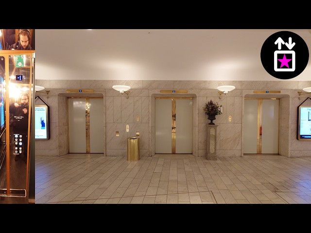 Stockholm, SWE: Modernised by Hiss-Craft - 3x fast traction elevators at NK Department Store