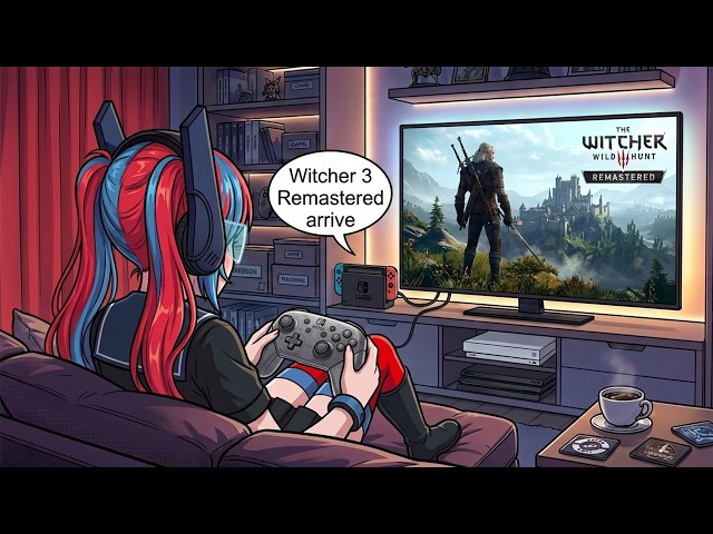 🔴🔥Witcher 3 remastered 🔥est disponible sur switch 2 Cosy redécouverte  avec la communauté !😱