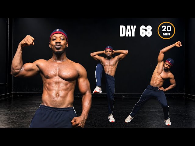 🔥 DAY 68 | 20 Min Fat Burning Cardio Workout at Home | No Equipment | 90 Day Challenge