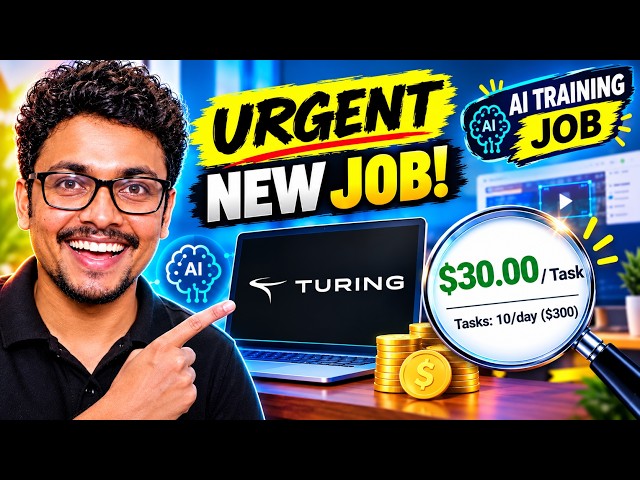 Turing is hiring: AI training job | web research specialist — Here’s My Real Payout