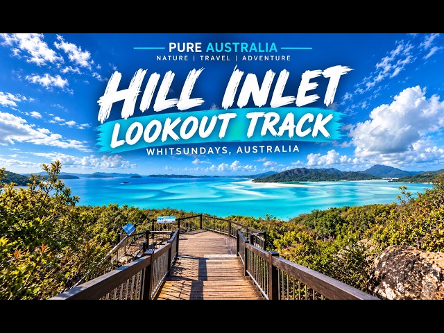 Walk to Hill Inlet Lookout 🌴 | Whitehaven Beach 4K POV Walk