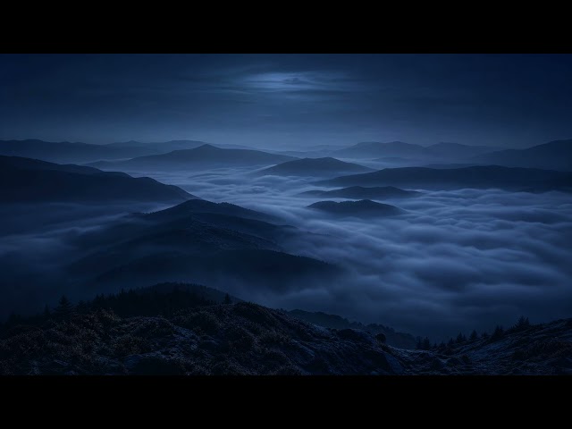 Fall Into Deep Rest Tonight - 182 Min Rain & Thunder - Sleep Music for a Foggy Valley