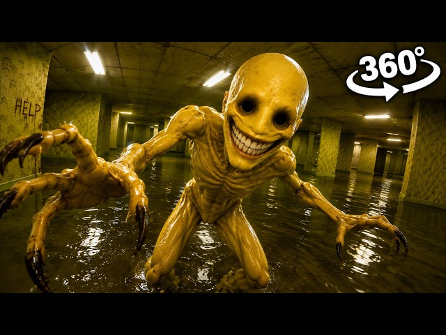 The Backrooms Monster Is Coming for You! | 360° VR Horror 4K