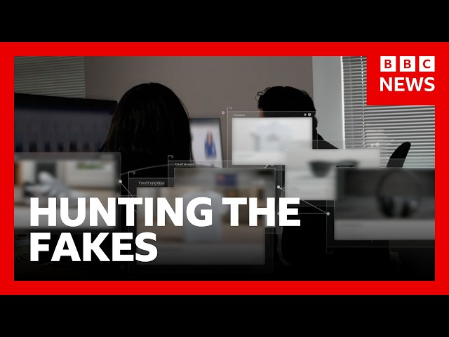 How AI is being used to spot fake goods online | BBC News