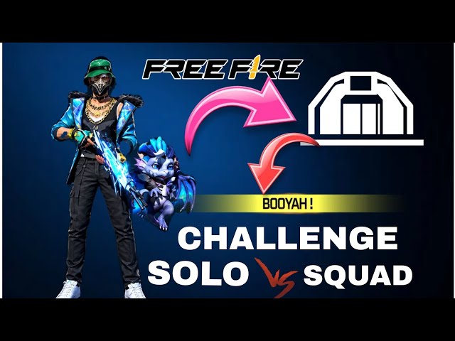 Free Fire BR Rank Arsenal Loot Challenge 😈 | Solo vs Squad | Free Fire MAX Gameplay