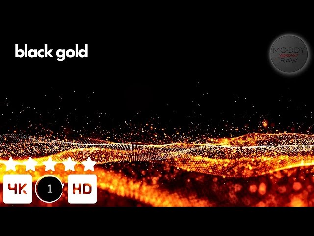 Golden Particle Wave 4K Visual Loop (Silent) | Atmospheric Luxury Display | Seamless Loop