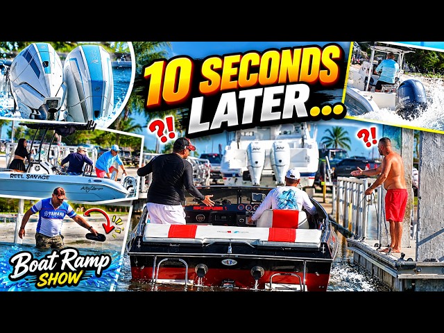 The Launch Was Going Great… For About 10 Seconds 😂 | Boat Ramp Show