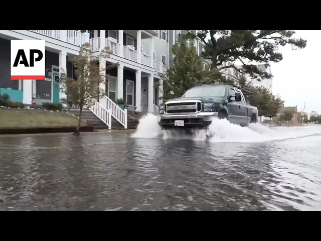 Virginia hit by minor flooding as nor'easter works its way up US Atlantic coast