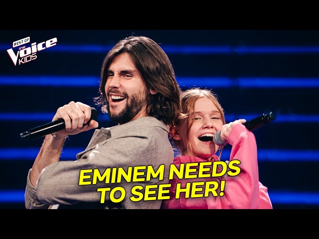 She Rapped Eminem Faster Than EVERYONE! | The Voice Kids Journey