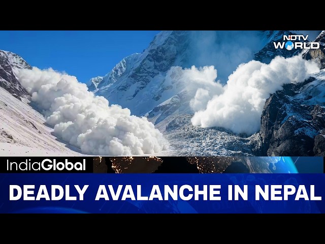 Deadly Avalanche Strikes Nepal’s Himlung Himal | 2 Killed, 14 Missing | NDTV Global