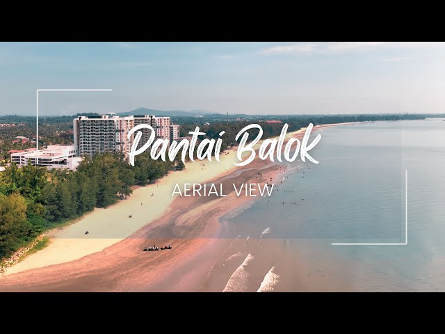 Pantai Balok ASMR drone flythrough