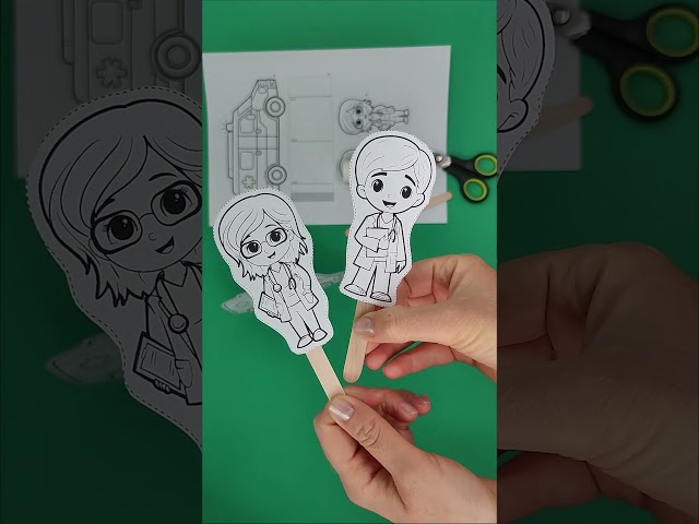 Doctor Paper Doll Craft