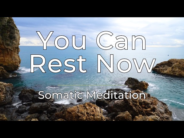 Somatic Meditation For Burnout | When You Are Too Tired To Rest