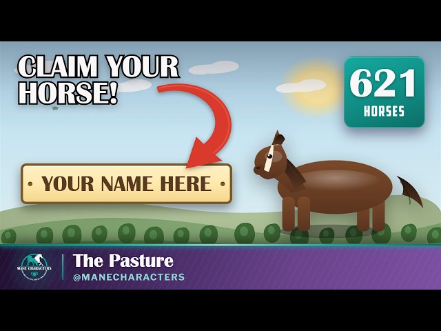 🐴 The Pasture | Chat to Claim Your Own Horse | 621 Live | October 8, Part I
