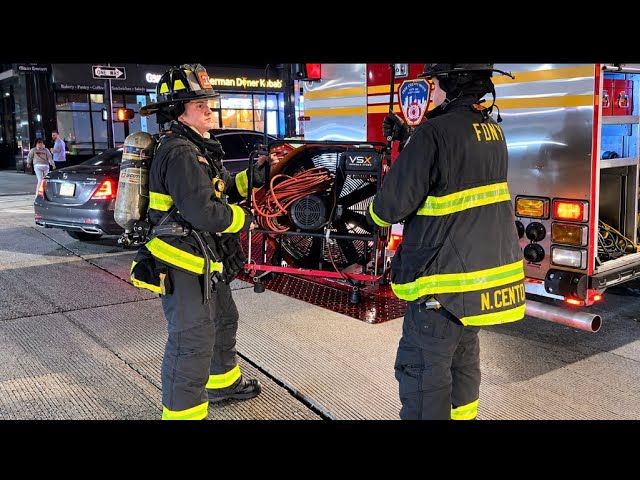 FDNY Manhattan 10-76 Box 0751 Fire was on the 11th Floor with Heavy Smoke Condition 