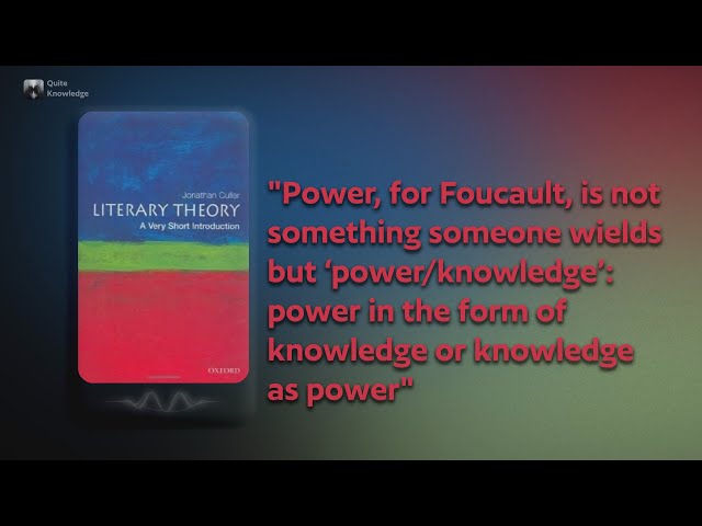 Literary Theory: A Very Short Introduction by Jonathan Culler (Audio podcast)