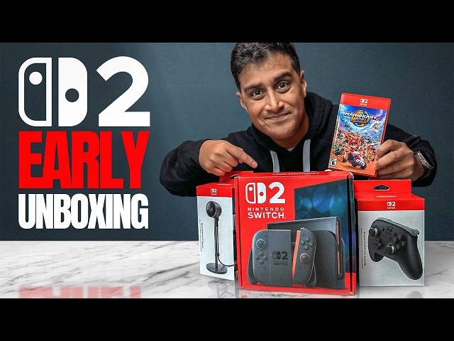 Nintendo Switch 2 Unboxing Using "ONLY" What Nintendo Sent Me
