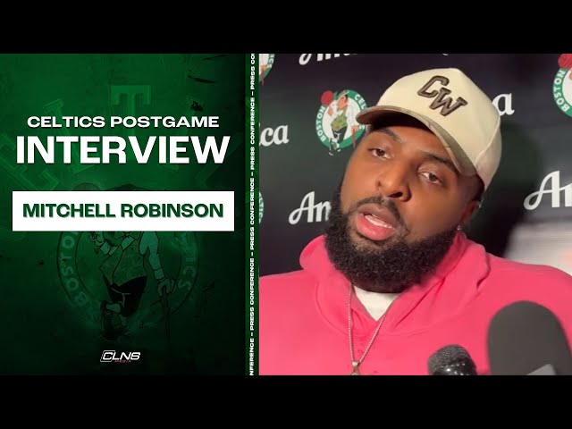 Mitchell Robinson talks Celtics win over his former team Knicks | Celtics-Knicks Postgame