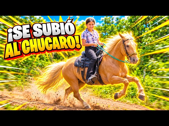 😱 ¡WOW! Vanessa Resultó ser una Gran Jinete 🐎Monto el caballo chucaro