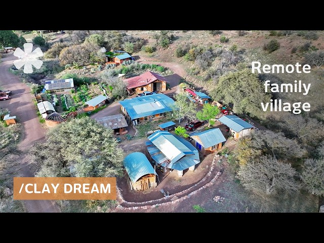 2nd act, fresh start: couple builds 4-generation mud-&-clay family village