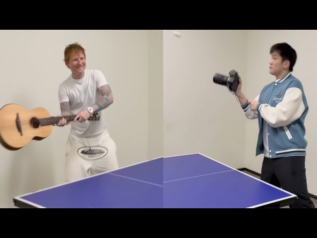 Знаменитости смеются — Ed Sheeran vs Fan Zhendong!