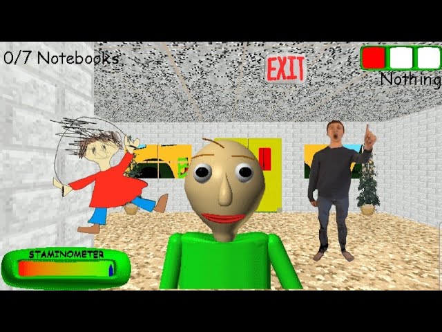 Baldi's basics but mirrored! - mod menu