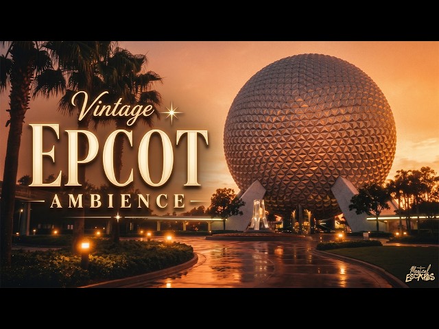 Vintage EPCOT | Nostalgic Disney World Music & Ambience for Relax, Study & Sleep