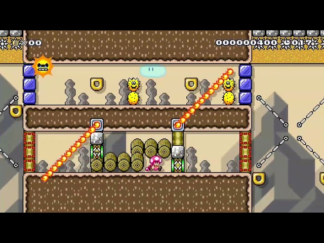 [6-3] X Wastland by ぶるすた。 [Mario Maker 2]