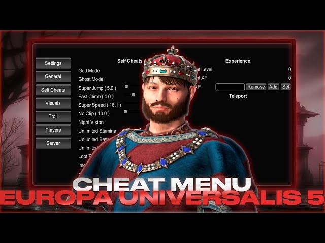 **Updated** Cheat Menu - Europa Universalis 5 | Top Hack For EU5 | Many Functions | FREE Download