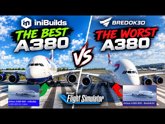 The BEST Airbus A380 vs The WORST A380 in Microsoft Flight Simulator 2024! 😱