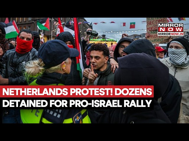 Amsterdam Protest Crackdown? Dozens Detained As Pro-Palestine Demonstrators Challenge Police