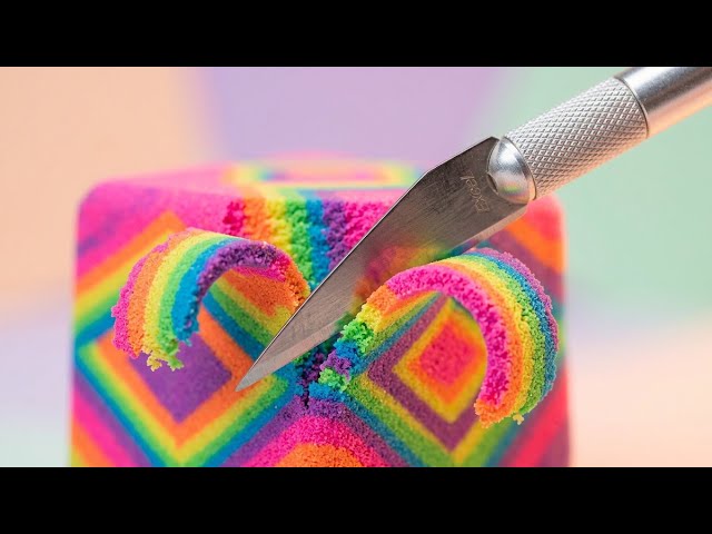 LIVE 🔴 Kinetic Sand Cutting - Sand Sound Asmr Sound Relaxing Video No Talking