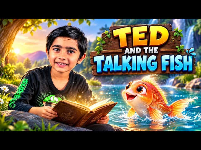 Ted and the Talking Fish | Short Kids Story | 4K