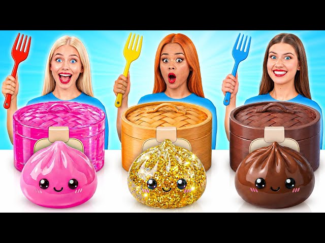 Gummy Food, Real Food vs Chocolate Food Challenge | Funny Food War by Multi DO Challenge