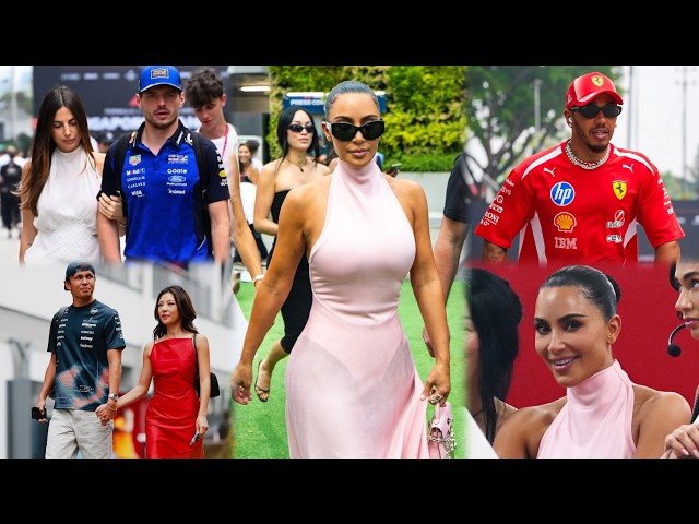 Kim Kardashian arrives in style to support Lewis Hamilton in Singapore | F1 Drivers arrivals BTS