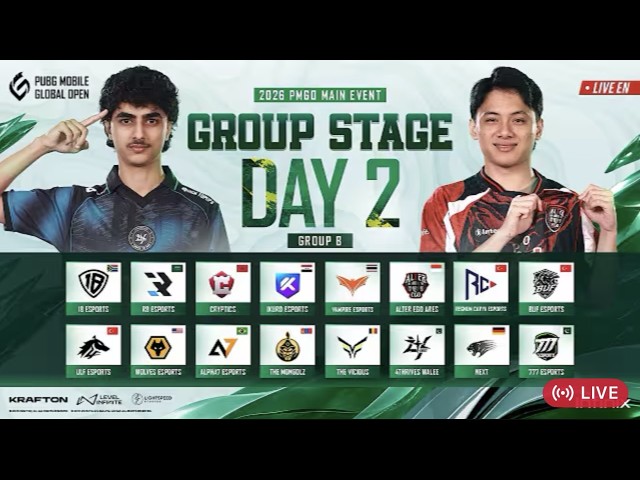 [KRD] 2026 PMGO S2 Main Event | Last chance | PUBG MOBILE GLOBAL OPEN Season 2 ( Watch Party )