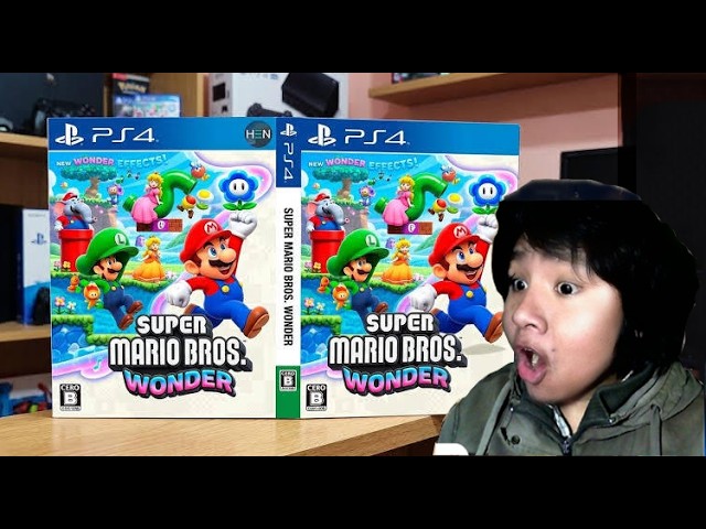 🔔IT'S INSANE🔔⭐SUPER MARIO BROS WONDER PORT For PS4 🎮❤️