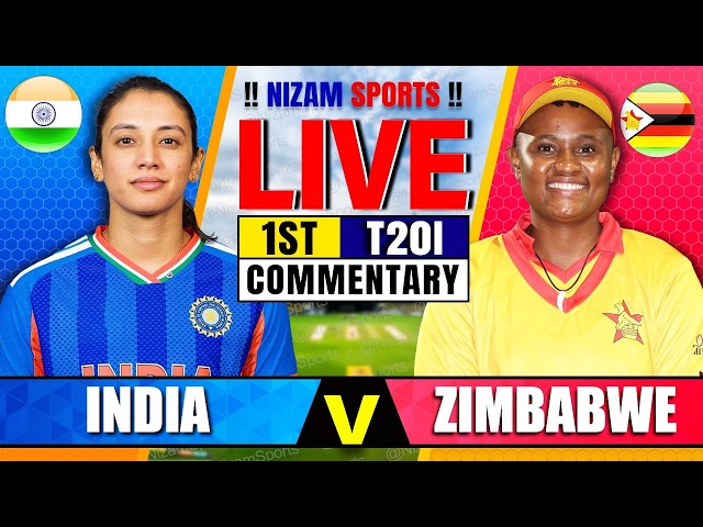 🔴Live: India vs Zimbabwe | 1st T20I | Live Cricket Score & Commentary