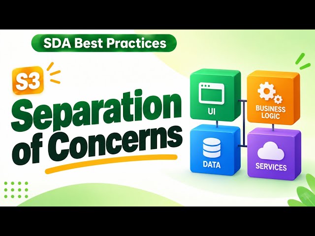 S3 | Separation of Concerns | SDA Best Practices | Uplatz