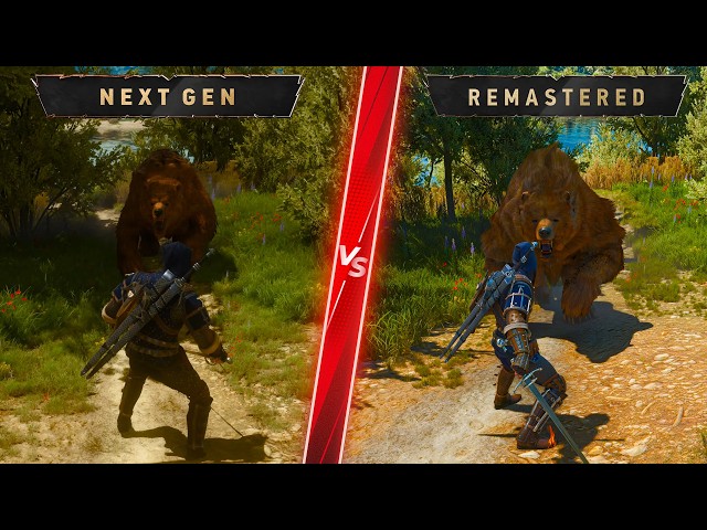 The Witcher 3 Remastered vs Next Gen - FINAL Comparison! Attention to Detail & Graphics! PC ULTRA 4K