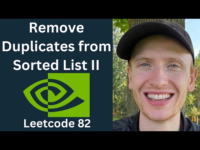Remove Duplicates from Sorted List II - LeetCode 82 - Linked Lists (Python)