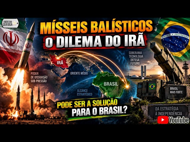 Mísseis Balísticos: o Dilema do Irã é a Solução Para o Brasil !!!🚀🚀🚀