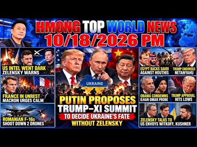10/18/2026🌑PM🎯PUTIN XAV NTSIB TRUMP-XI NRES ROG UKRAINE TSIS YUAV ZELENSKY, MID EAS, EU, WORLD,USA