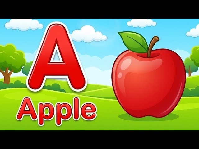 A to Z Alphabet Learning | A for Apple B for Ball । ABCD for Kids | English Letters A to Z