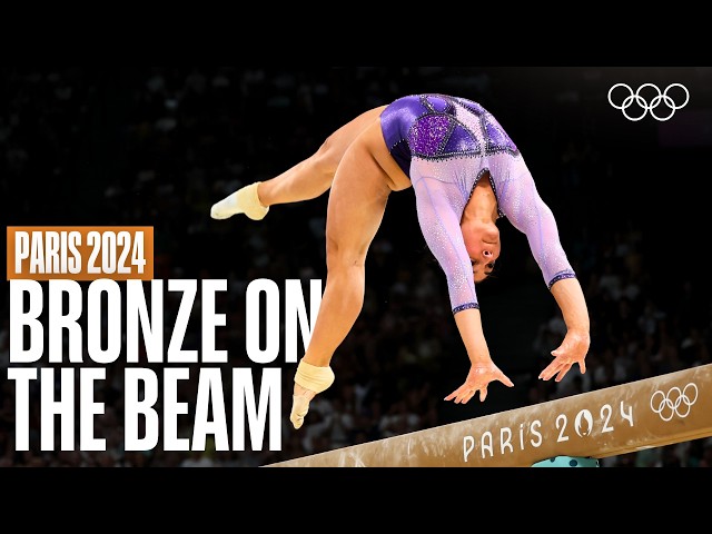 Manila Esposito Takes Balance Beam Bronze for Italy! 🤸‍♀️🇮🇹 | Paris 2024