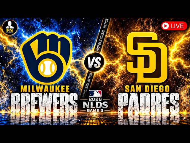 BREWERS vs PADRES LIVE | LIVE STREAM | Play by Play, Scoreboard, Stats & Reaction