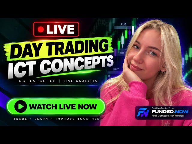 🔴LIVE Day Trading Futures | ES NQ | ICT Concepts | Oct 6