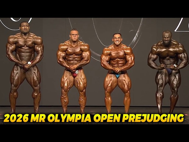2026 Mr Olympia OPEN CLASS Prejudging: Nick Walker, Derek Lunsford, Samson Dauda & Andrew Jacked!