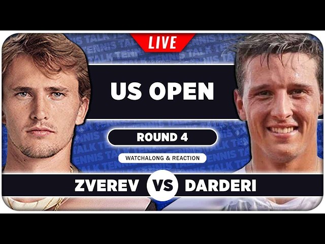 ZVEREV vs DARDERI • US Open 2026 • LIVE Tennis Watchalong